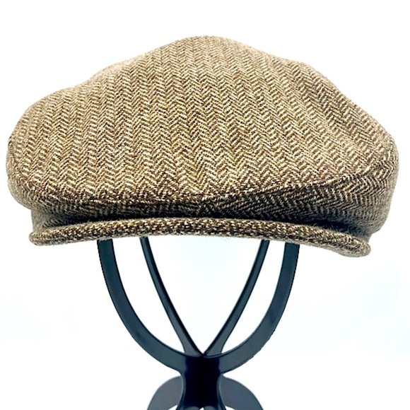 Dockers‎ Wool Adjustable Earflap Newsboy/Grandpa cap, size Large EUC - Picture 1 of 11
